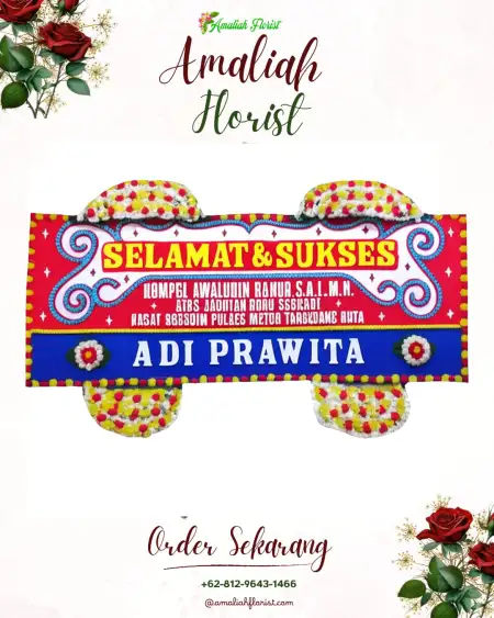Papan Bunga Ucapan Selamat Kuyawage